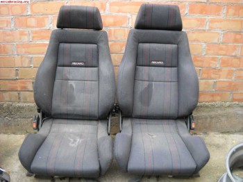Vendo 2 asientos recaro electricos