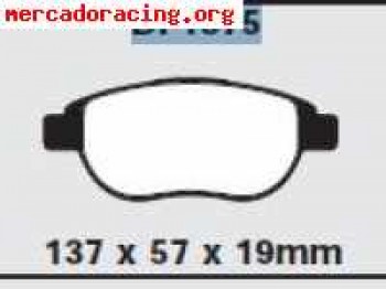 Pastillas de freno ebc yellowstuff para citroën xsara 2.0 16