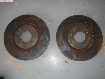 Se venden discos de frenos de 283 nuevos perforados y rallad