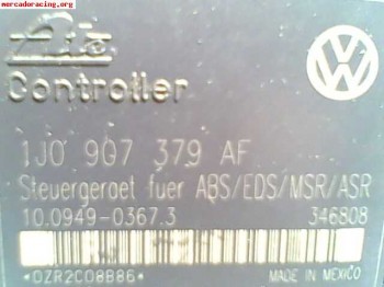 Vendo centralita abs 1.8 turbo 20v. ( seat / audi / vw )