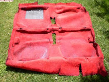Moqueta roja peugeot 205 gti/rallye