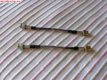 Latiguillos metálicos traseros para c2