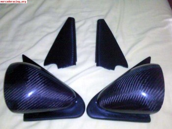 Retrovisores fibra de cabrono 106 maxi, saxo kitcar