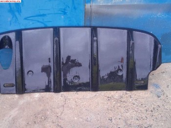 Difusor trasero de fibra de carbono