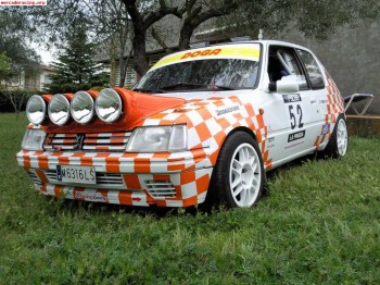 Se vende kit de fibra para peugeot 205 rallye