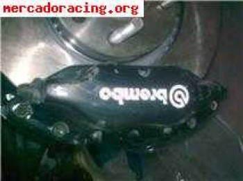 Pinzas de freno brembo 406 coupe 4 pistones, para saxo.clio 