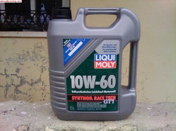 Aceite liqui moly 10w60 5 litros 50 euros