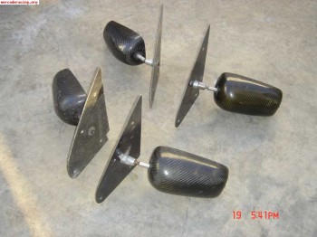 Retrovisores carbono clio cup