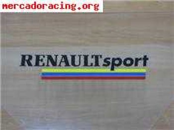 Pegatinas renault sport originales de 20x5 cm.5 euros.mas co