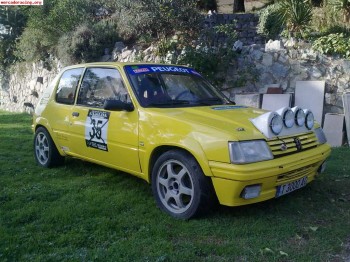 Carroceria 205 rallye documentada de rallys