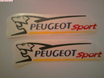 Pegatinas peugeot sport originales 5 e y 3 e,varios modelos,
