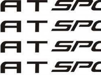 Pegatinas seat sport originales varios tipos y tamaños.5  y 
