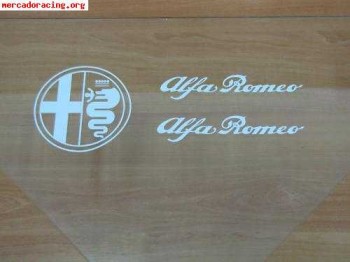 Pegatinas alfa romeo originales 12 y 8 cm 5e 