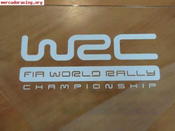Pegatinas wrc originales 22 cm muchos colores 5e