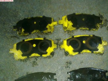 Vendo pastillas ebc amarillas delanteras textar traseras gt