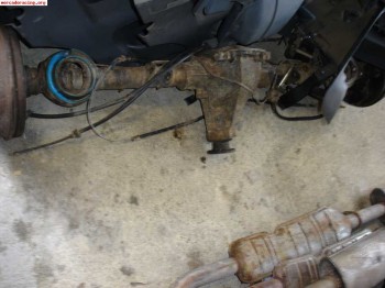 Eje trasero de seat 131