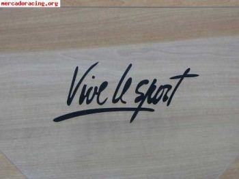 Vendo pegatinas vive le sport y firma de ragnotti a 3 e todo