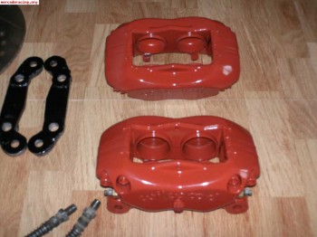 Kit de frenos tras y del de 4 pistones para saxo 106 ect