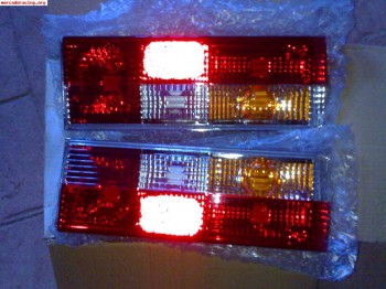 Se vende pilotos traseros blancos de golf i