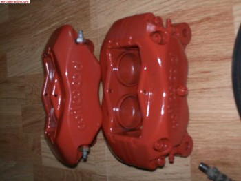 Kit de frenos tras y del de 4 pistones para saxo 106 ect