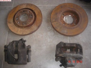 Peugeot 405 mi 16v discos delanteros y pinzas de freno 