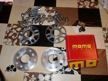 4 separadores doble centraje 1,5cm  5x100 y 5x112 mas tornil