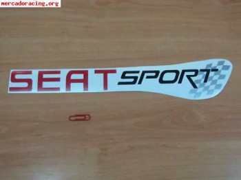 Pegatinas seat sport varios tipos.