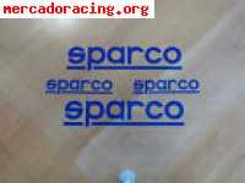 Pegatinas sparco varios tipos 