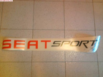 Pegatinas seat sport varios tipos,luna delantera...techo...