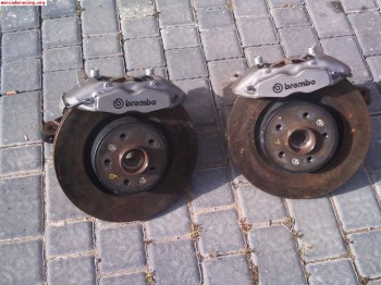 Frenos brembo 4 pistones megane rs fase3 con manguetas
