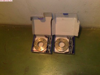 Vendo separadores de 1.6 cms sparco para psa de cuatro torni