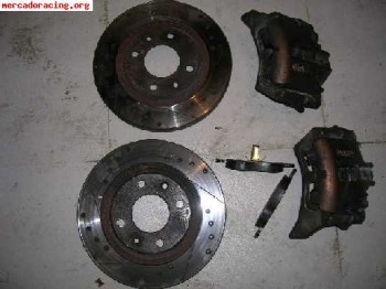 Discos 266mm+pinzas+pastillas