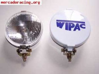 Pareja de faros cromados wipac h3 niebla 135mm