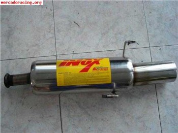 Vendo escape rc racing de 206 gti!!!!