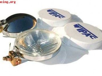 Pareja de faros cromados wipac h3 niebla 135mm 