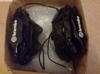 Pinzas brembo 4 pistones psa 320 euros.