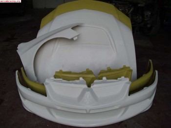 Material de fibra de mitusbishi lancer evo