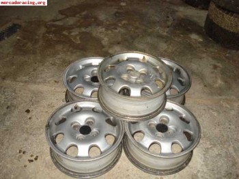 Cinco llantas de 205 gti