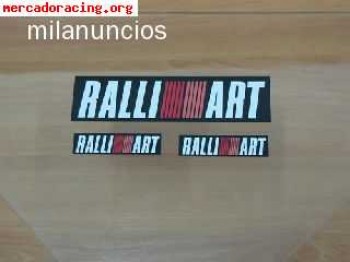 Pegatinas ralliart mitsubishi originales