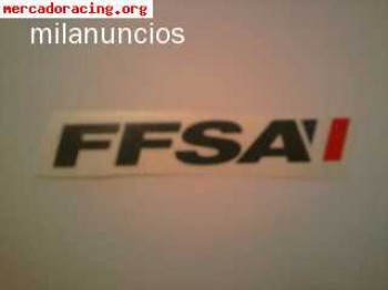 Pegatinas ffsa de francia originales.entre 10 y 15 cm 4 e