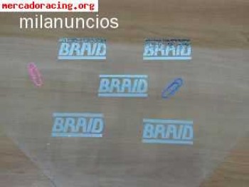 Pegatinas braid y speedline corse para llanta