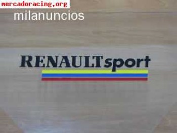 Pegatinas renault sport originales,rombo techo,vive,ragnotti