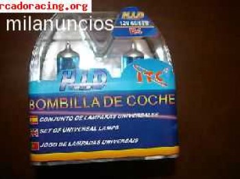 Bombillas tipo xenon h-7, h-4, h-1 100w 