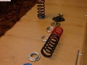 Cuerpo roscado con helpers eibach, 225 lbs