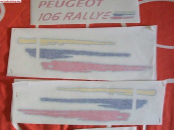 Pegatinas 106 rallye 45€