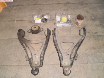 Trapecios, rotulas de direccion, brida escape ,taco motor la