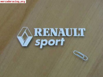 Pegatinas renault sport nuevo modelo 2011 