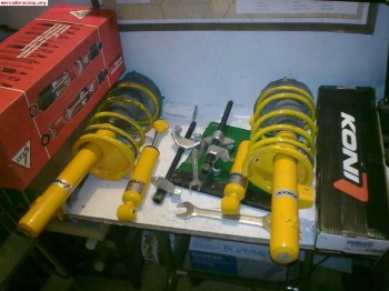 Amortiguadores koni y muelles kw 205 / 309 gti