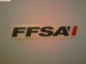 Pegatinas ffsa de francia originales. 4e  pegatinas ffsa de 