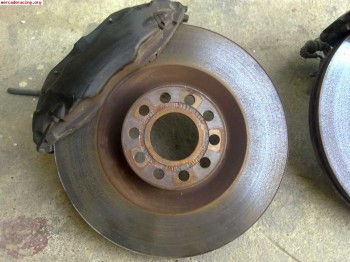 Pinzas brembo y discos 340mm audi s8